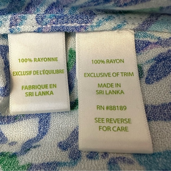 Lilly Pulitzer Blue and White Mini Dress - Picture 8 of 8